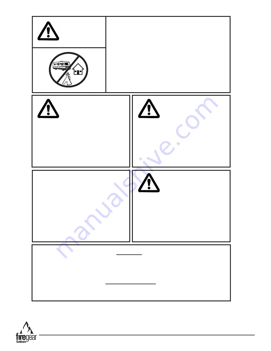 Firegear Kalea Bay  OFP-60LECO-N Installation And Operating Instructions Manual Download Page 2