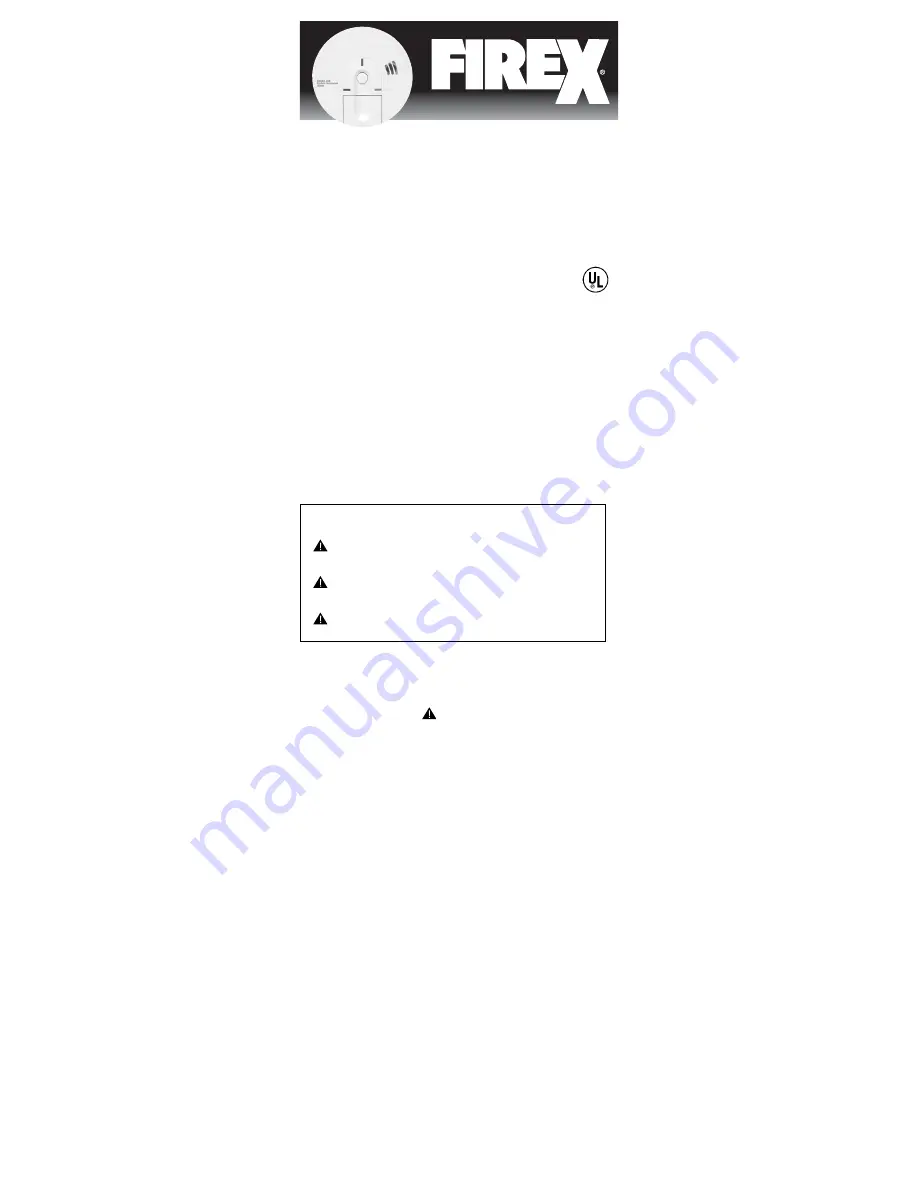 Firex FADCM Manual Download Page 1