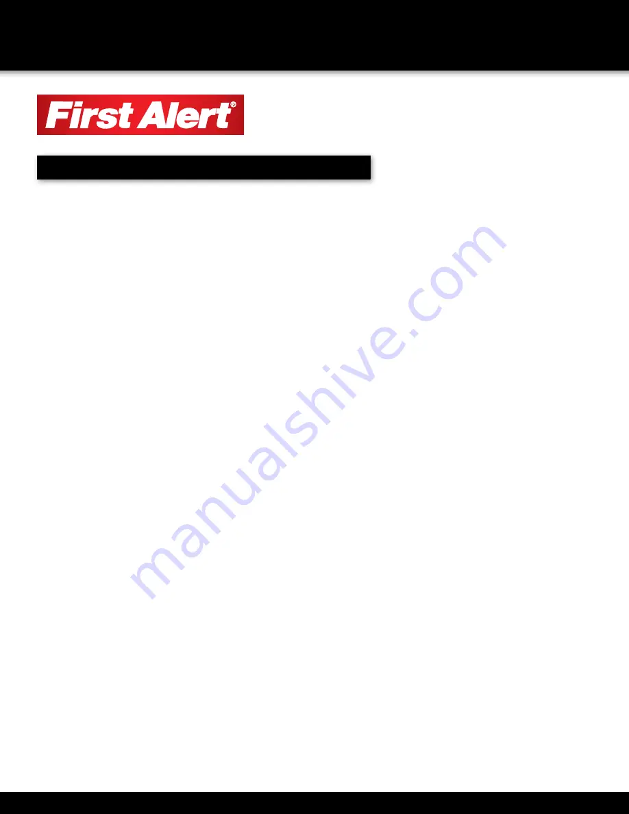 First Alert CMD420 User Manual Download Page 2