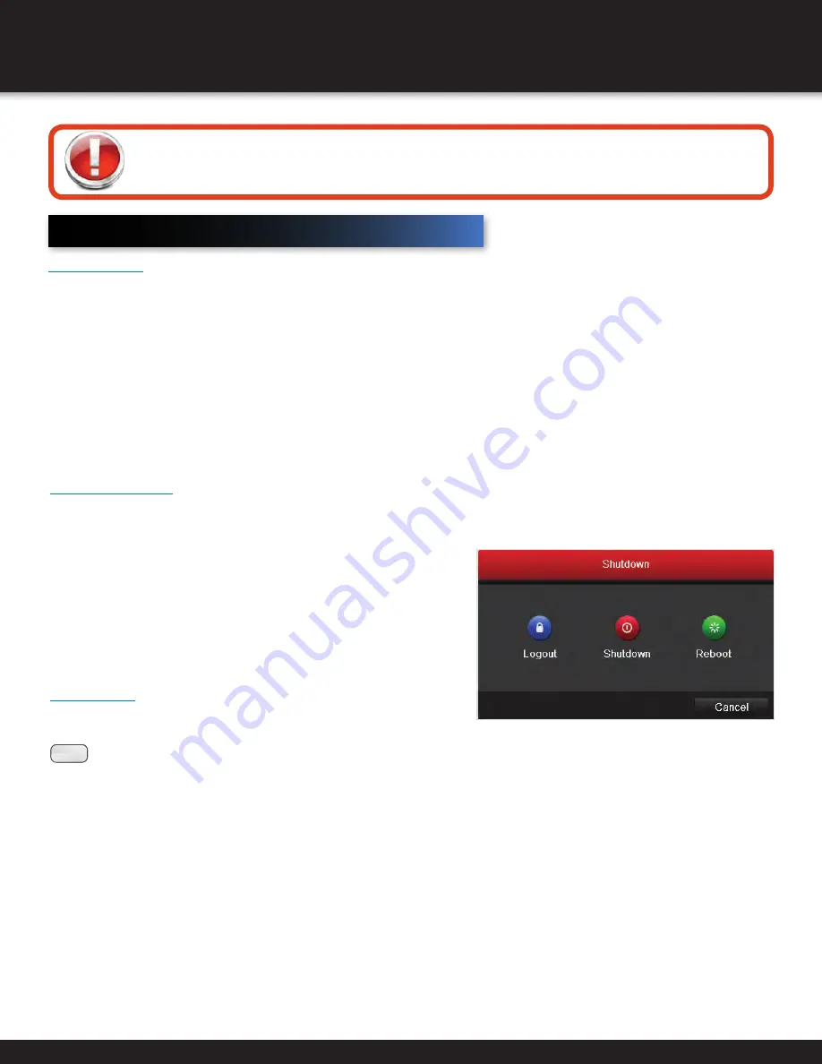 First Alert NVR1640 User Manual Download Page 16