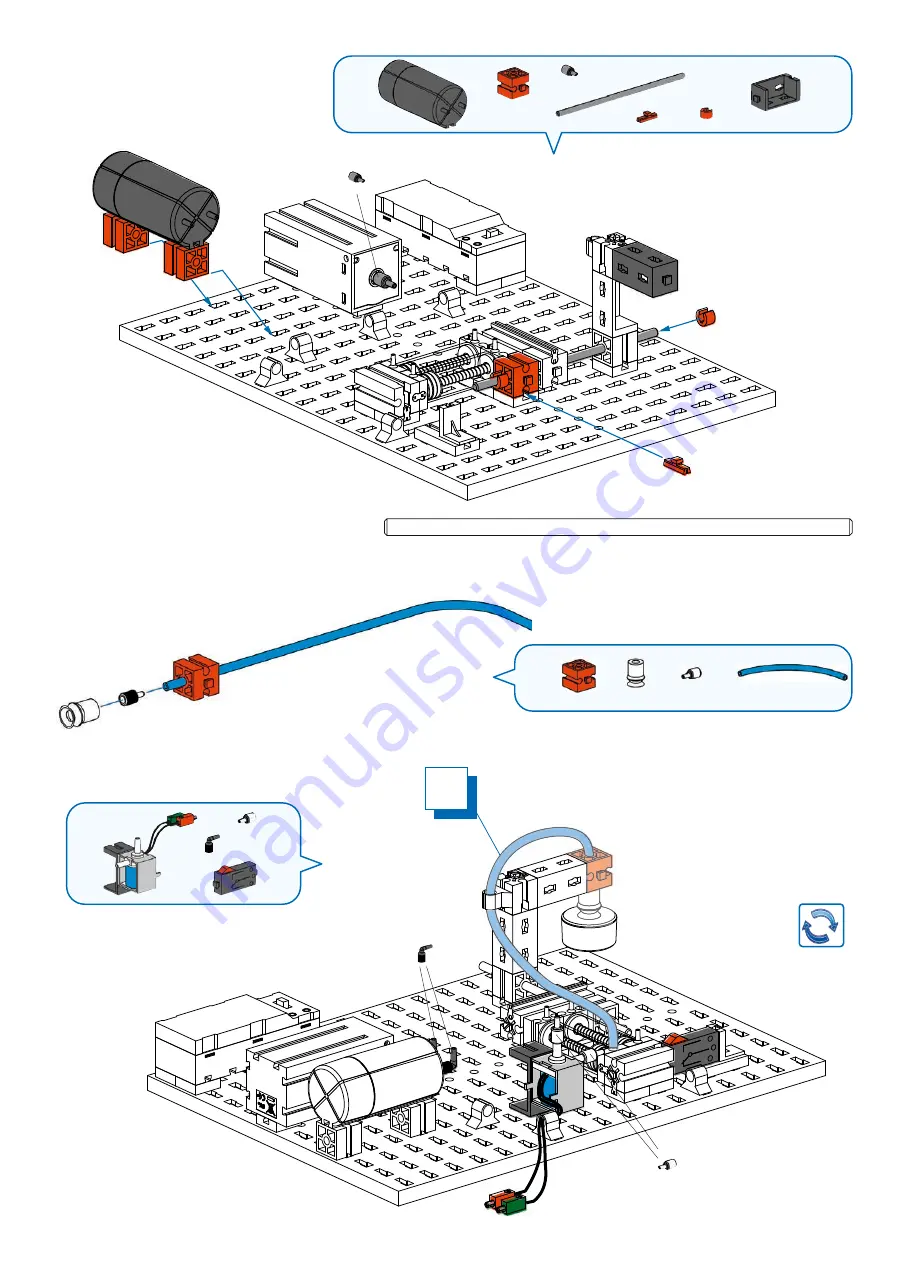 fischertechnik 559878 Assembly Instruction Manual Download Page 22