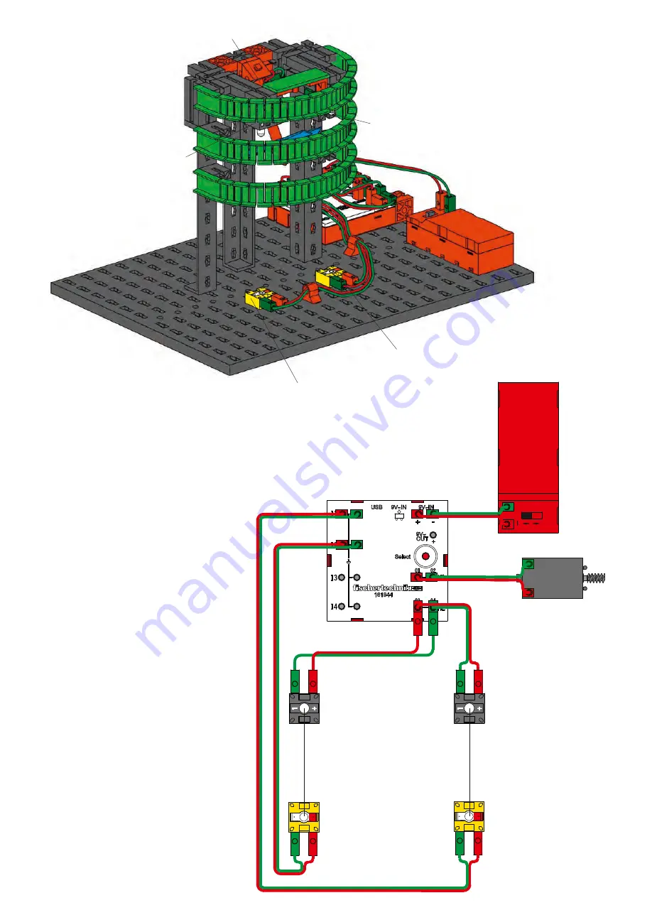 fischertechnik Robotics BT Beginner Assembly Instruction Manual Download Page 33