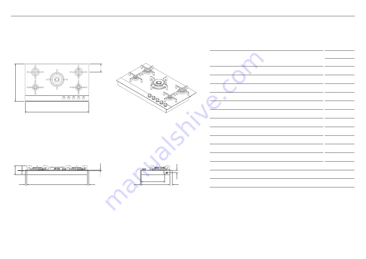 Fisher & Paykel CG903D Installation Manual Download Page 8