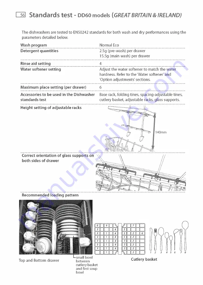 Fisher & Paykel DD36 models Скачать руководство пользователя страница 58