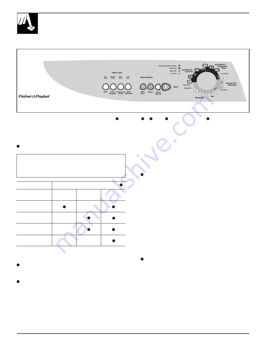 Fisher & Paykel DE08 Use And Installation Manual Download Page 10