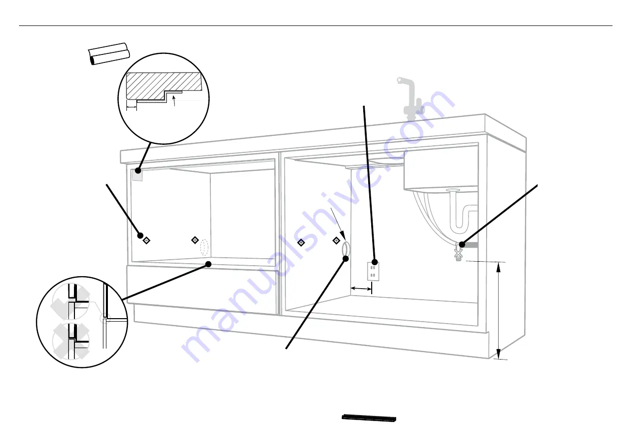 Fisher & Paykel DishDrawer DD24STI Installation Manual Download Page 9