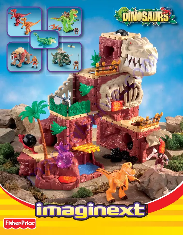 Fisher-Price DINOSAURS imaginext M3276 Скачать руководство пользователя страница 1