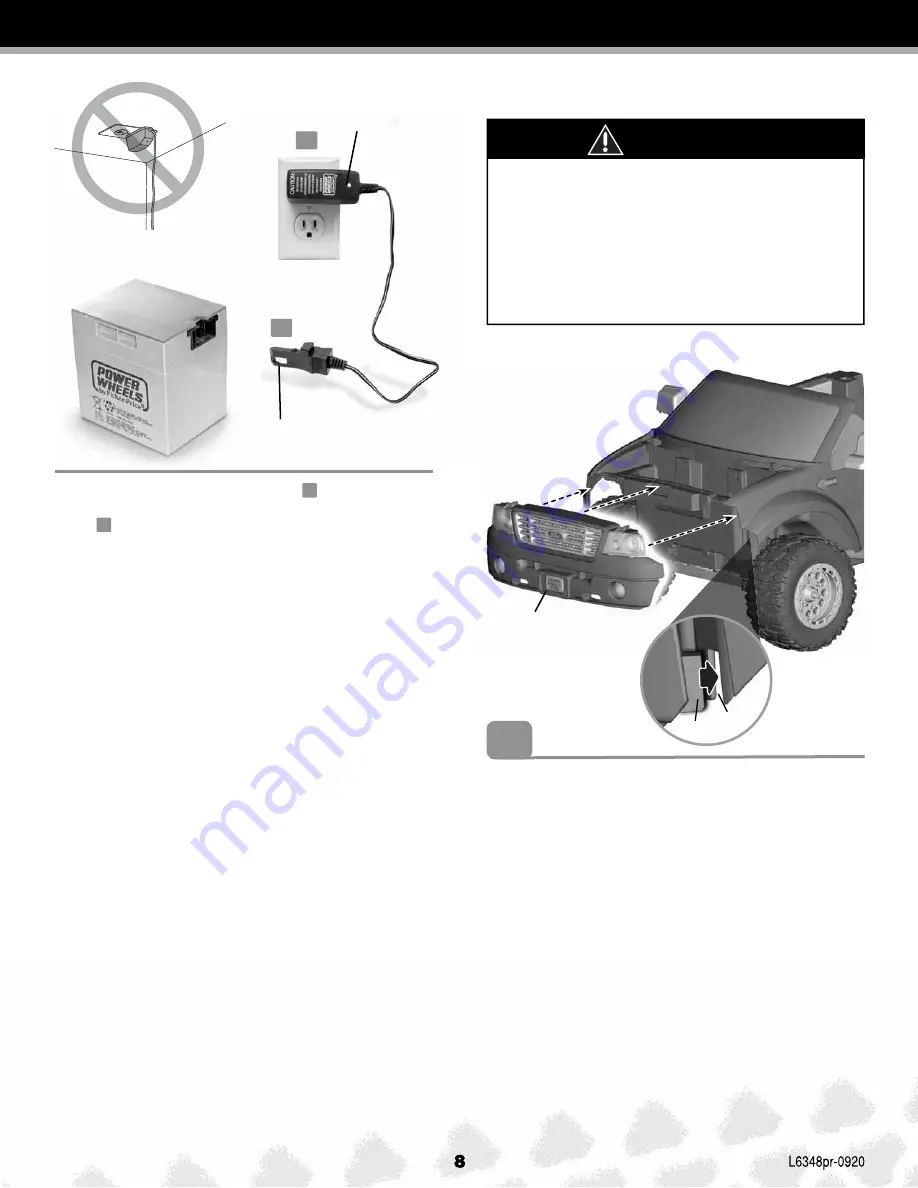 Fisher-Price FORD F-150 L6348 Owner'S Manual & Assembly Instructions Download Page 8