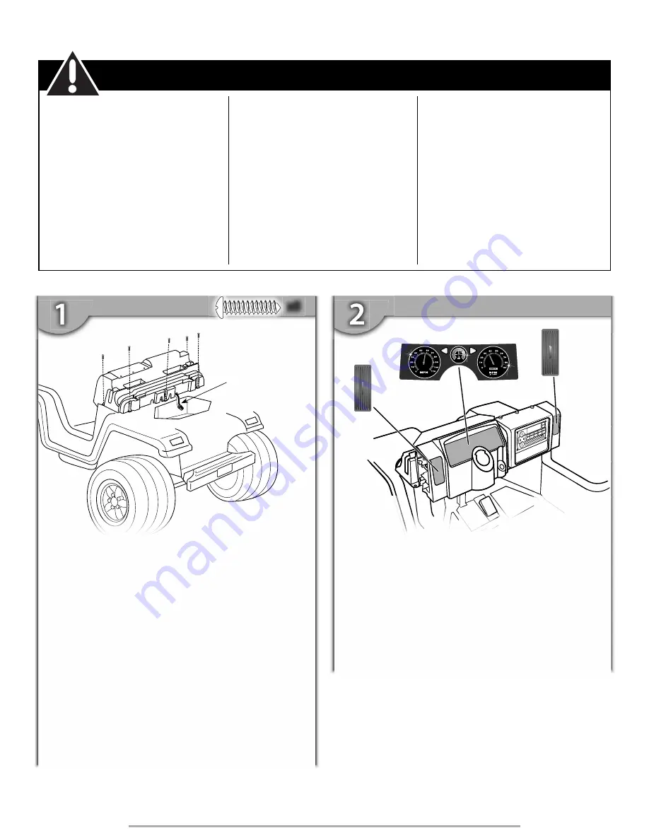 Fisher-Price Power Wheels W4473 Owner'S Manual Download Page 10