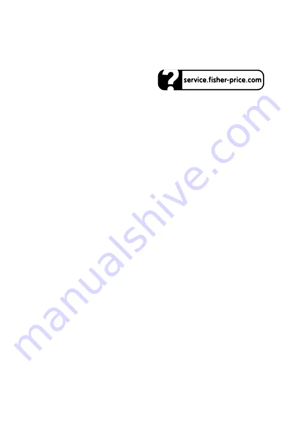 Fisher-Price V9964 Manual Download Page 8