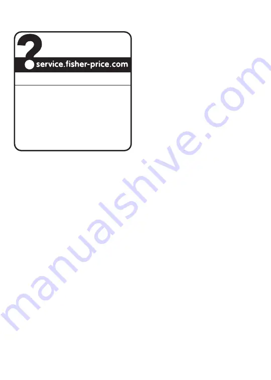 Fisher-Price Y6599 Quick Start Manual Download Page 2