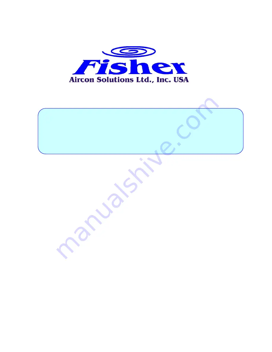 Fisher FSMED-124HFPL Technical & Service Manual Download Page 1