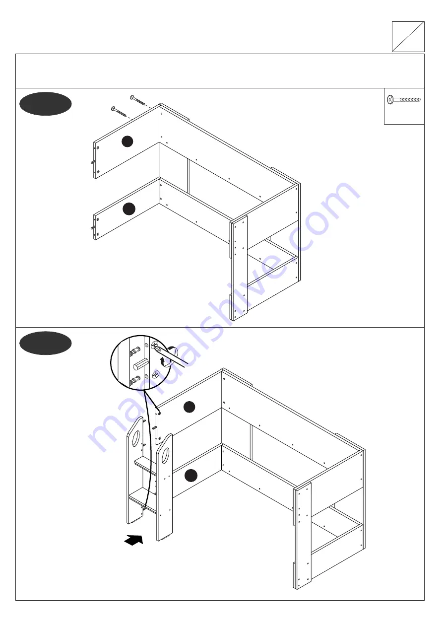 Flair Furnishings CK 6280 Assembly Instructions Manual Download Page 17