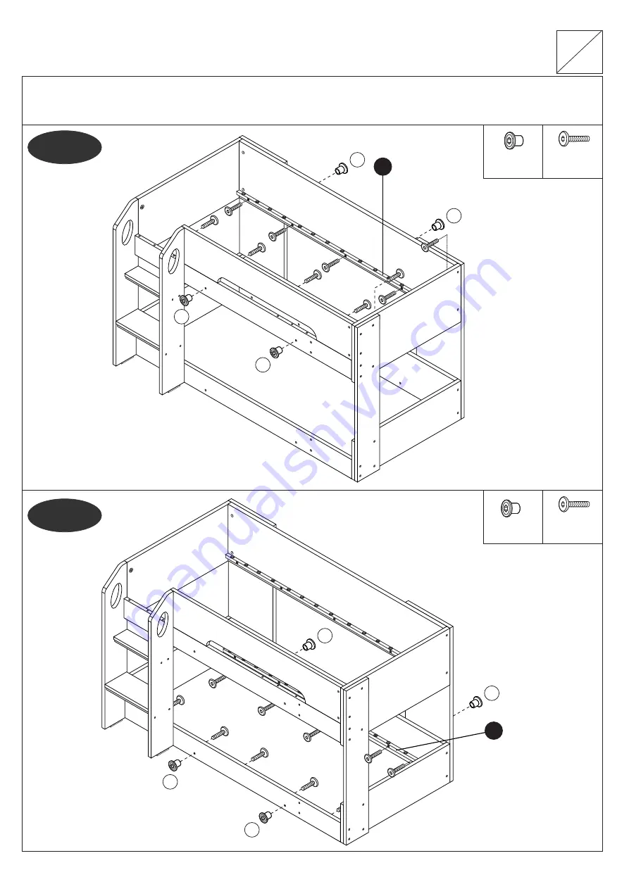 Flair Furnishings CK 6280 Assembly Instructions Manual Download Page 19