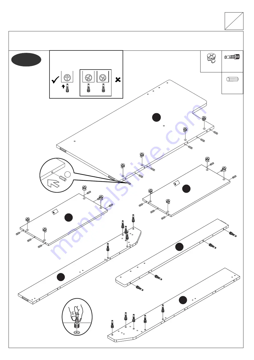 Flair Furnishings Stepaside Assembly Instructions Manual Download Page 5