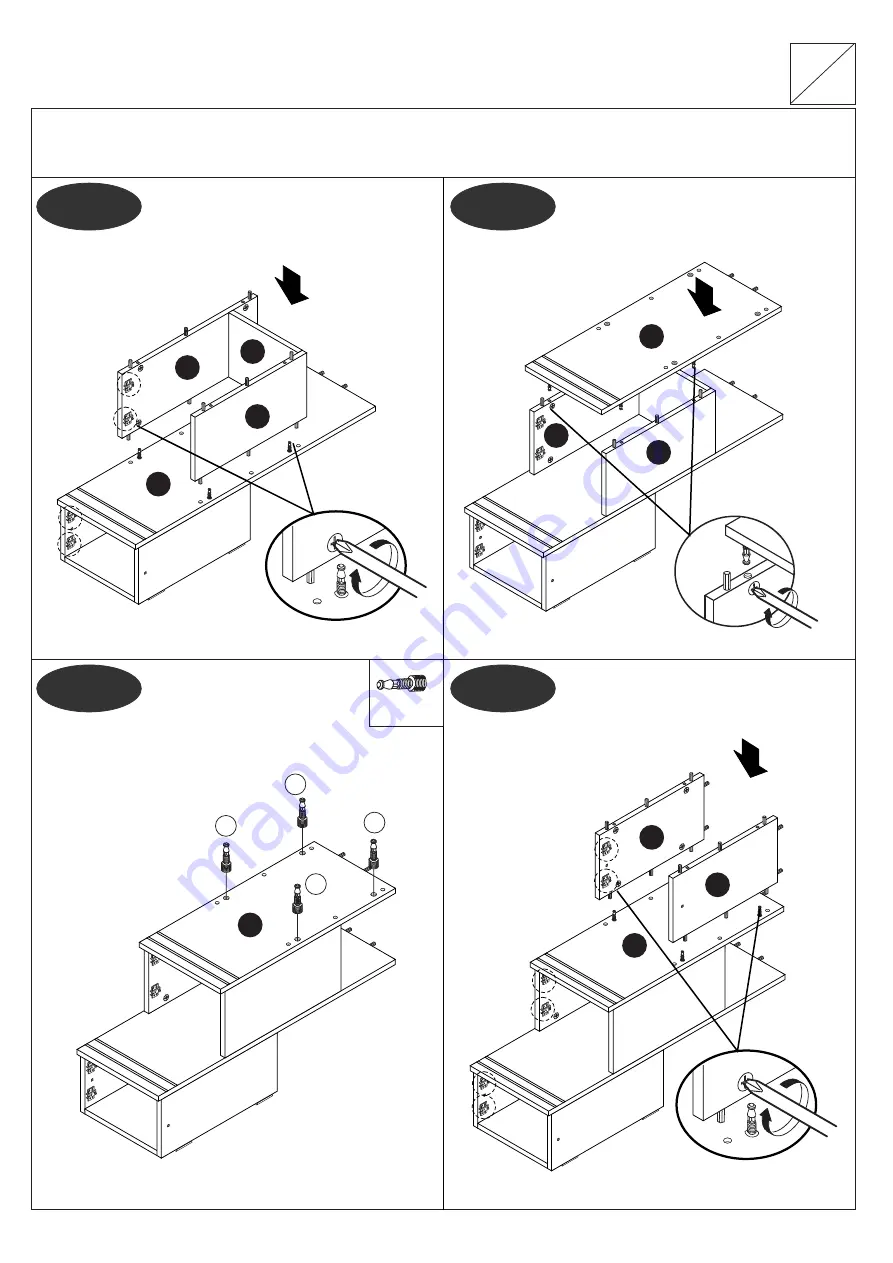 Flair Furnishings Stepaside Assembly Instructions Manual Download Page 15