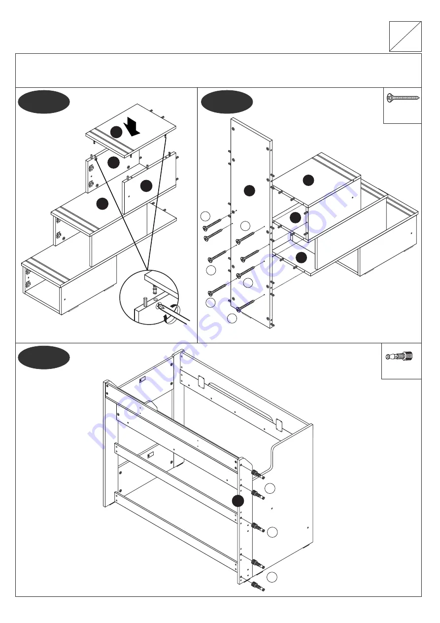 Flair Furnishings Stepaside Assembly Instructions Manual Download Page 16