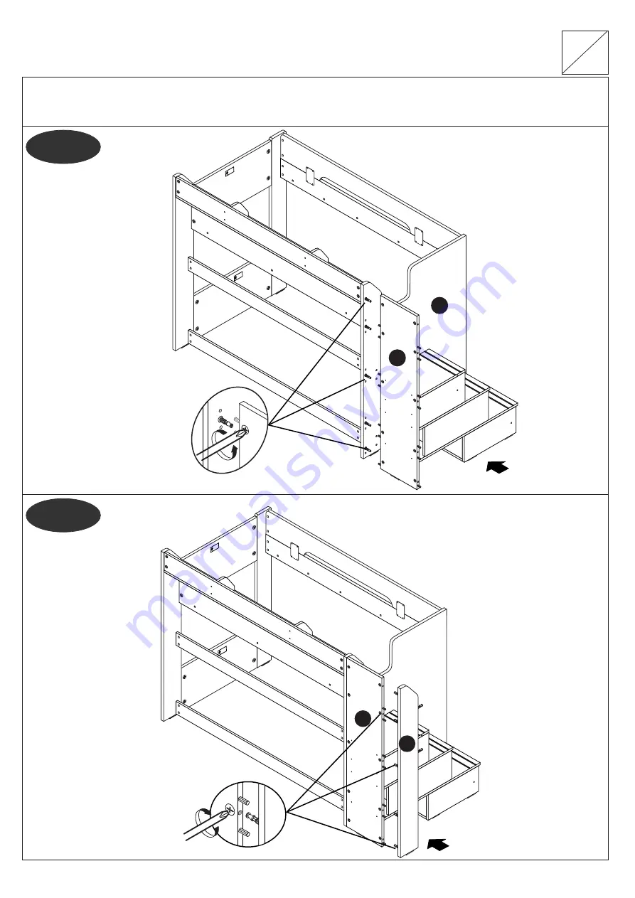 Flair Furnishings Stepaside Assembly Instructions Manual Download Page 17