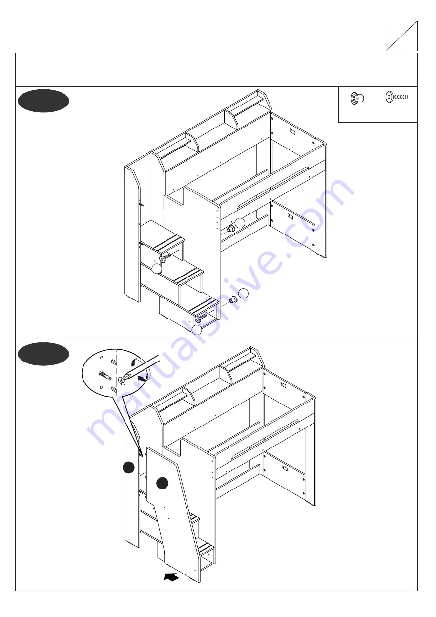 Flair Furnishings Stepaside Assembly Instructions Manual Download Page 18