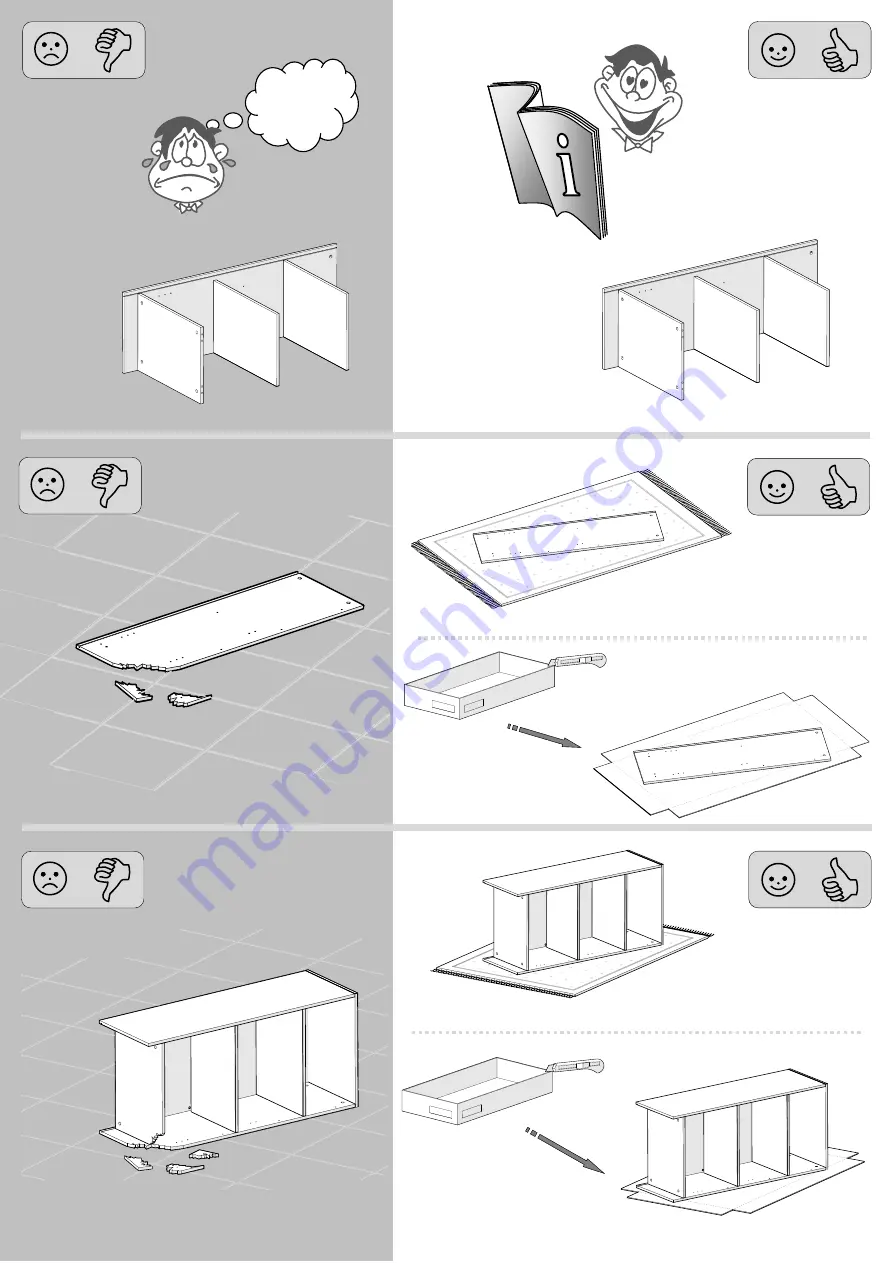 Flair Furnishings TZRB212B3 Assembling Instruction Download Page 2