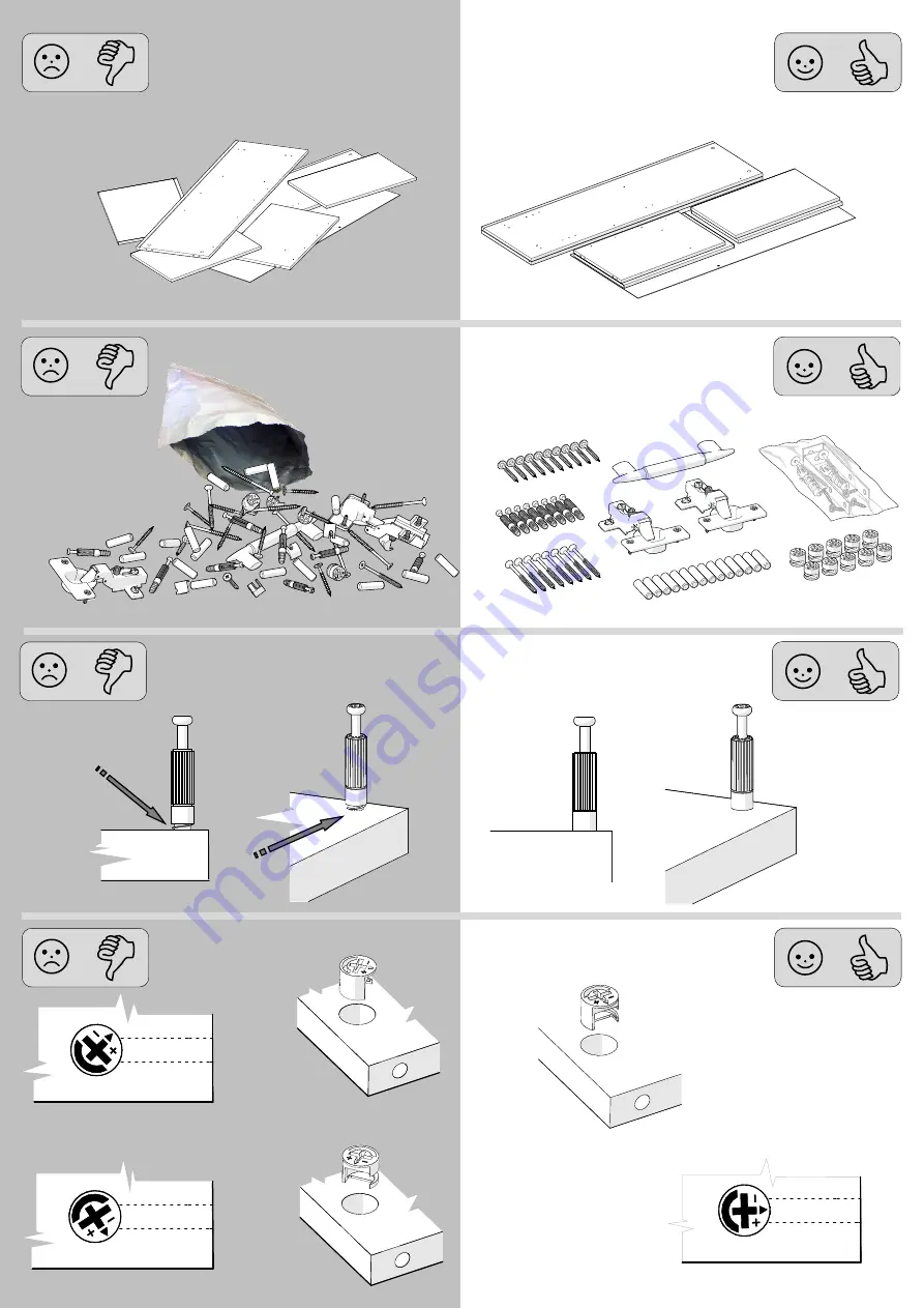 Flair Furnishings TZRB212B3 Assembling Instruction Download Page 3