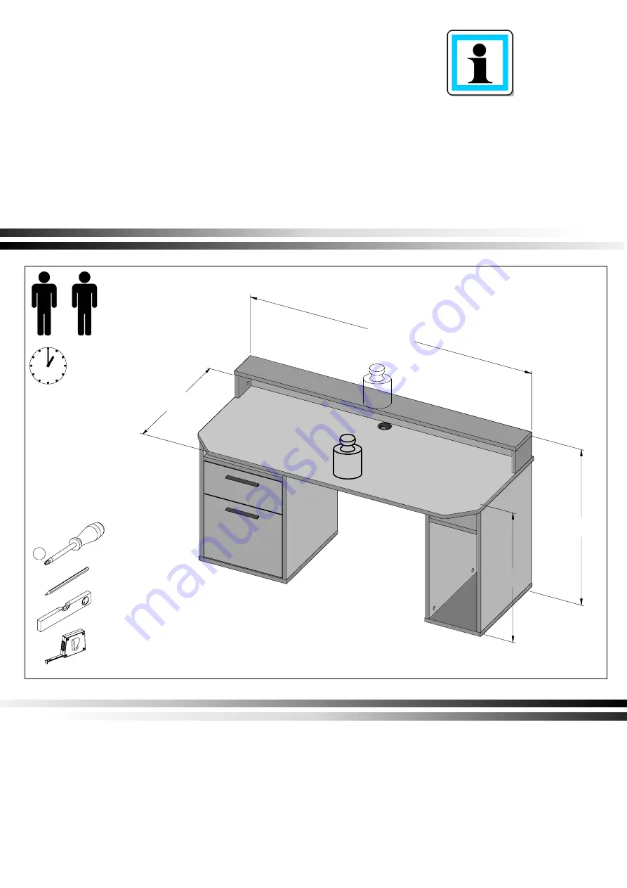 Flair Furnishings TZRB213B3 Assembling Instruction Download Page 1