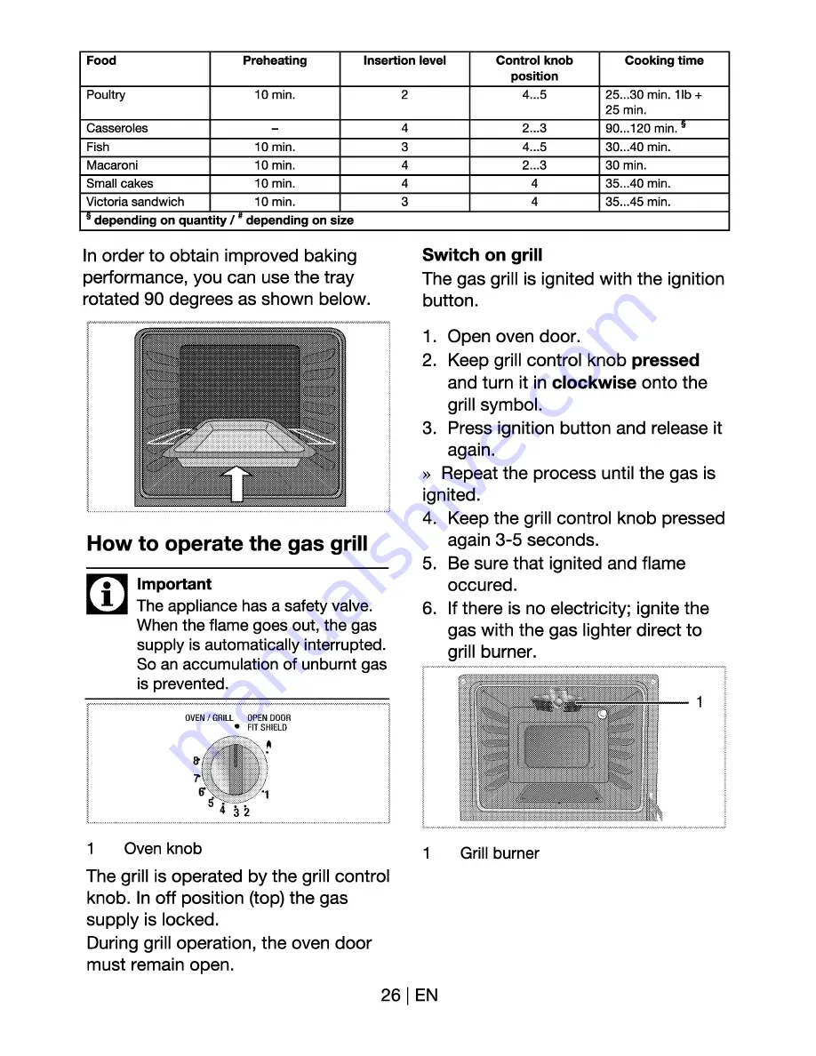 Flavel FSG51P Users Manual & Installation Download Page 27