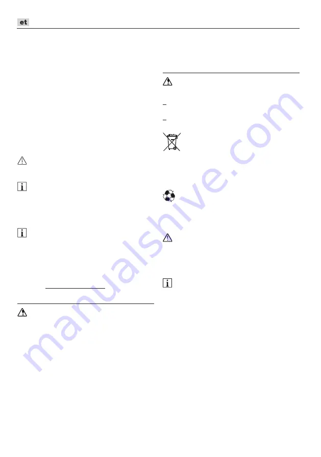 Flex 469.076 Original Operating Instructions Download Page 136