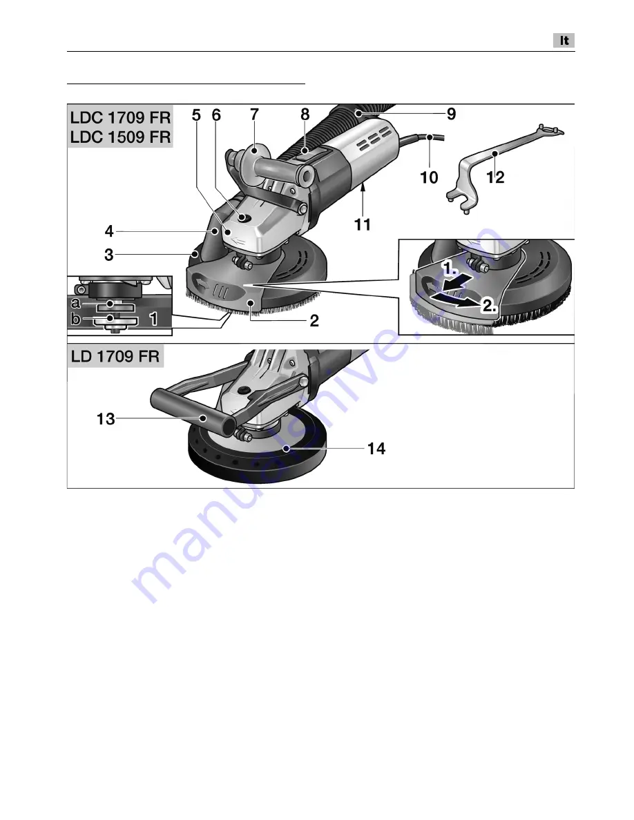 Flex LD 1709 FR Original Operating Instructions Download Page 203