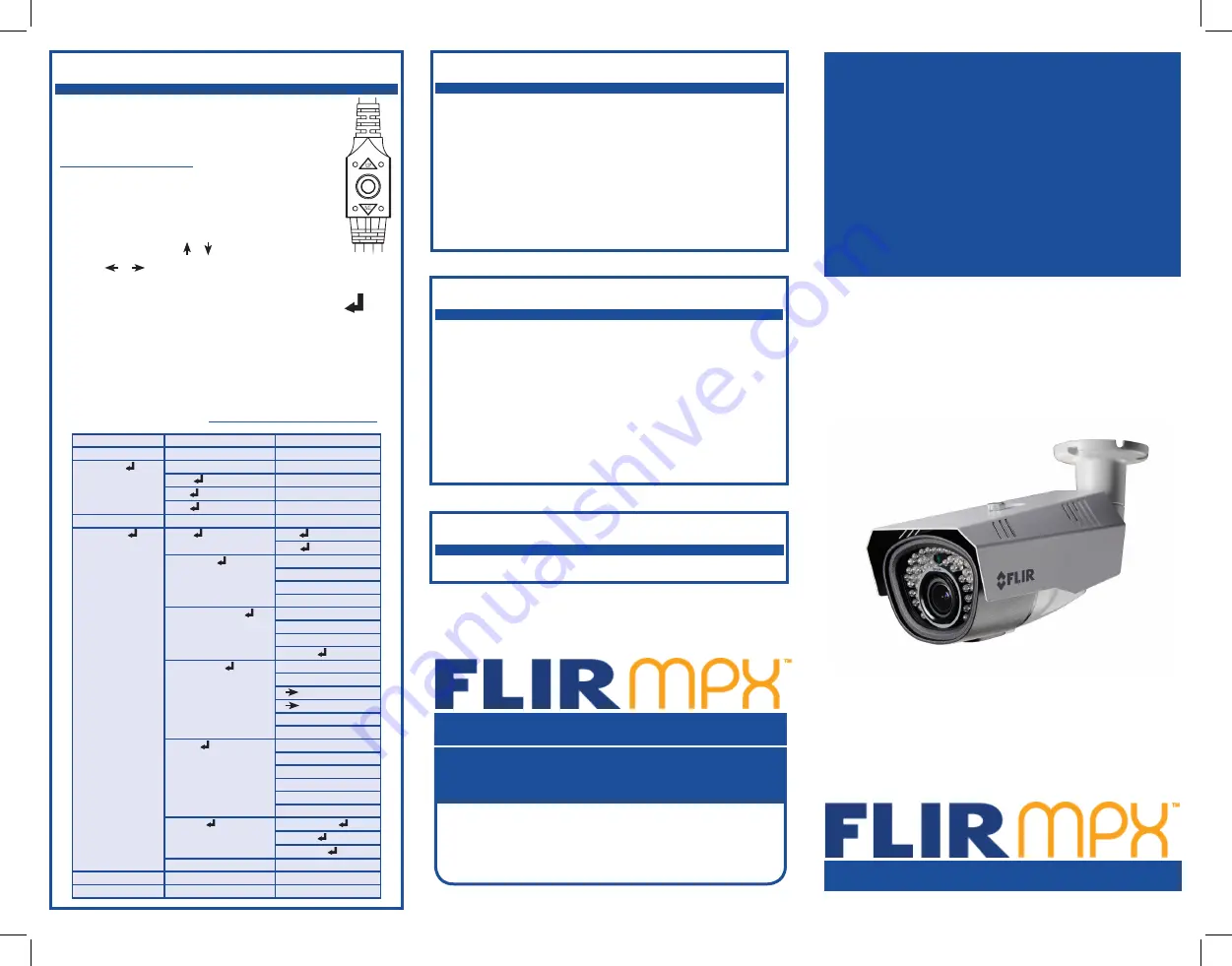 FLIR C237BD Quick Start Manual Download Page 1