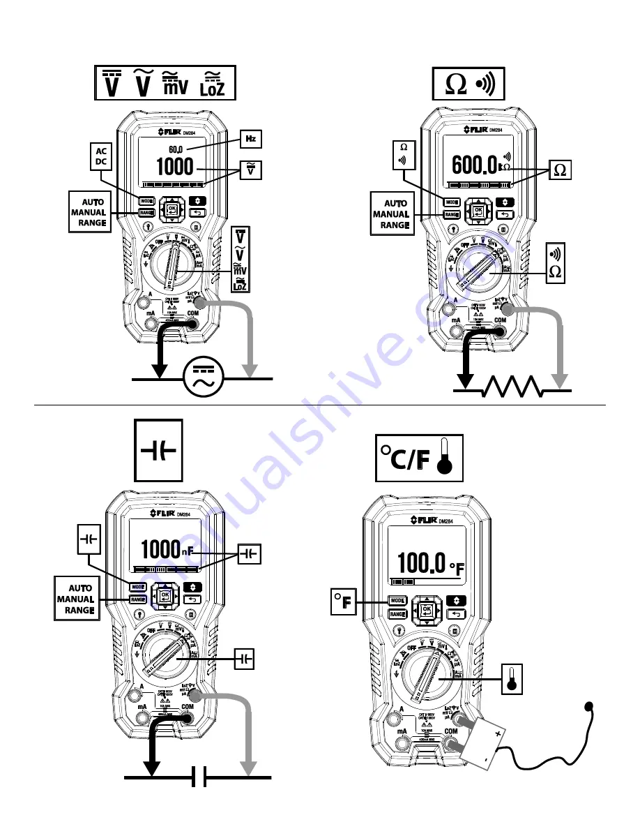 FLIR DM284 Quick Start Manual Download Page 7