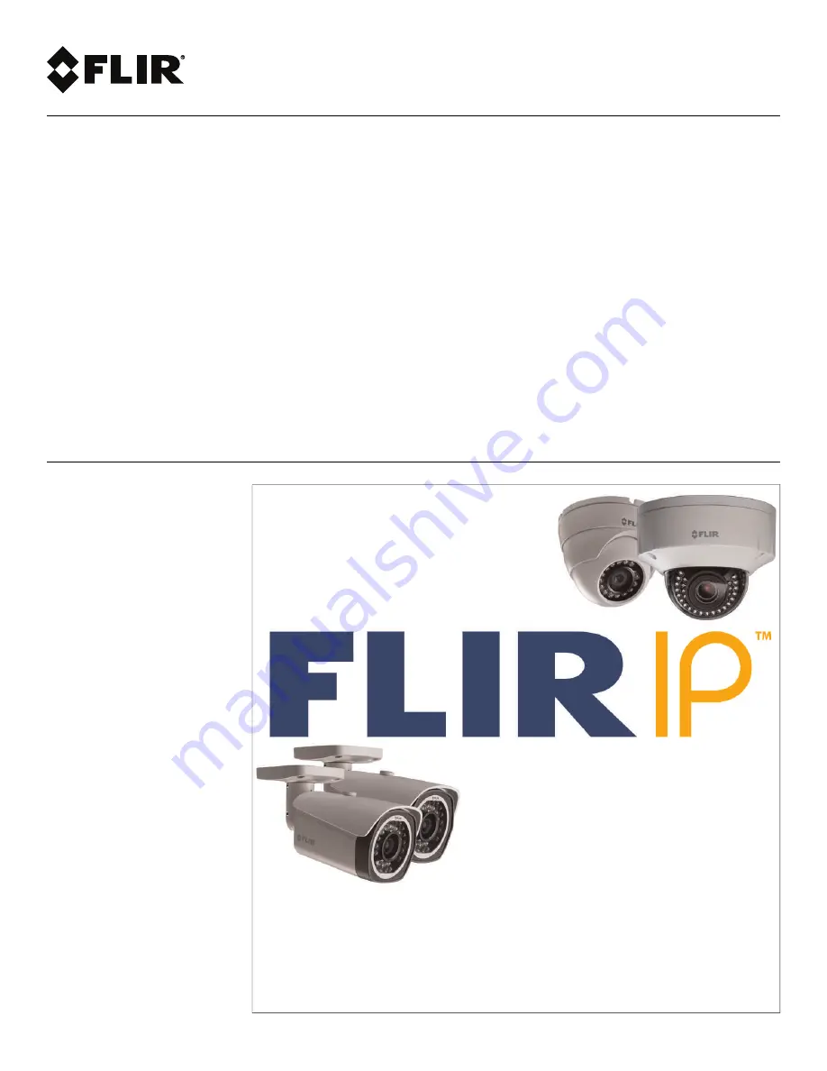 FLIR IP Series Instruction Manual Download Page 1