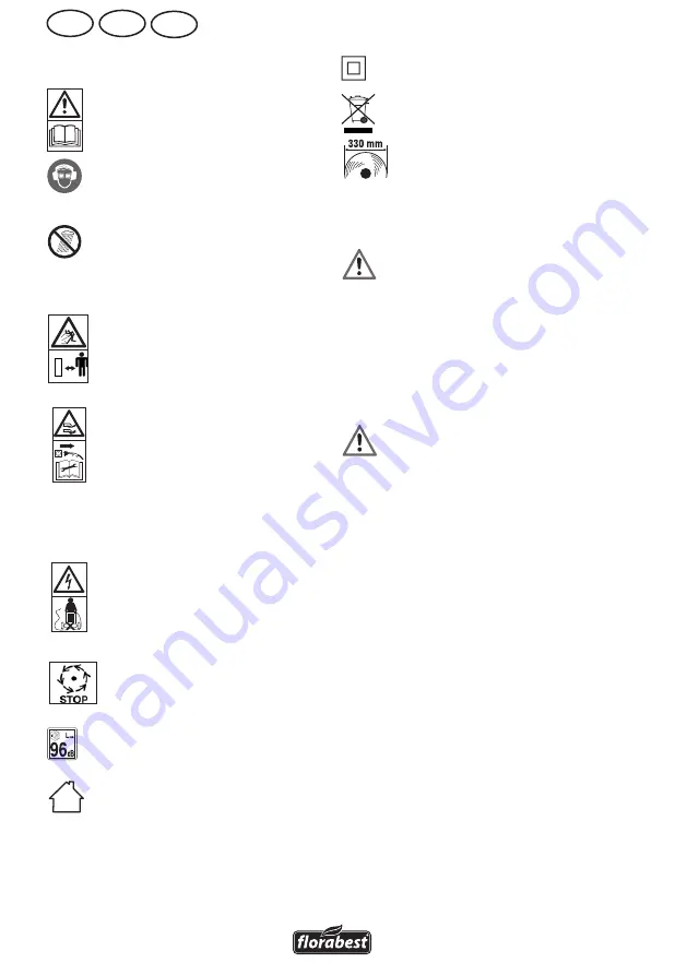 FLORABEST FRM 1200 A1 Translation Of Original Operation Manual Download Page 74