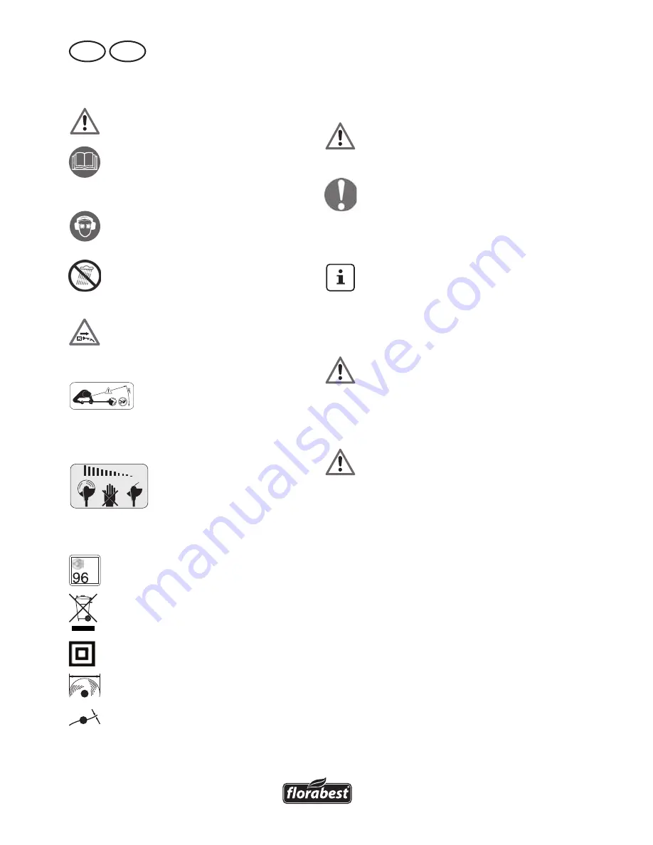 FLORABEST FRT 450 A1 Translation Of Original Operation Manual Download Page 18