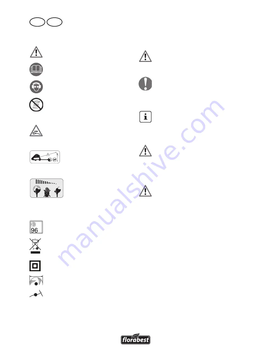 FLORABEST FRT 450 A1 Translation Of Original Operation Manual Download Page 42