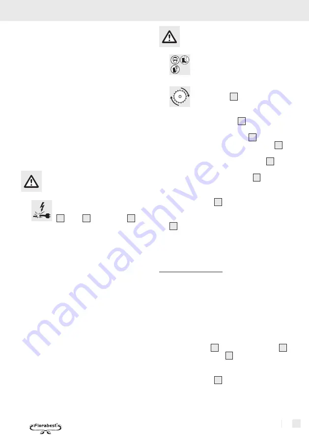 FLORABEST PRC 9.6 Operation And Safety Notes Download Page 15