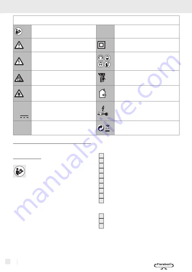 FLORABEST PRC 9.6 Operation And Safety Notes Download Page 20