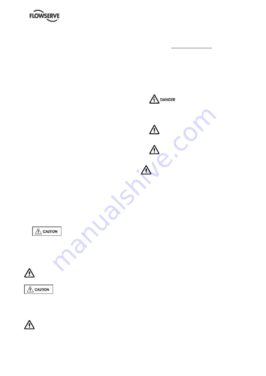 Flowserve Centrifugal Pump M-TN User Instructions Download Page 24