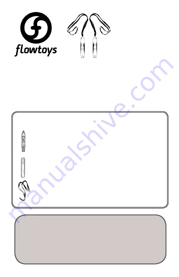 Flowtoys crystal poi lite Operating Instructions And Troubleshooting Download Page 1