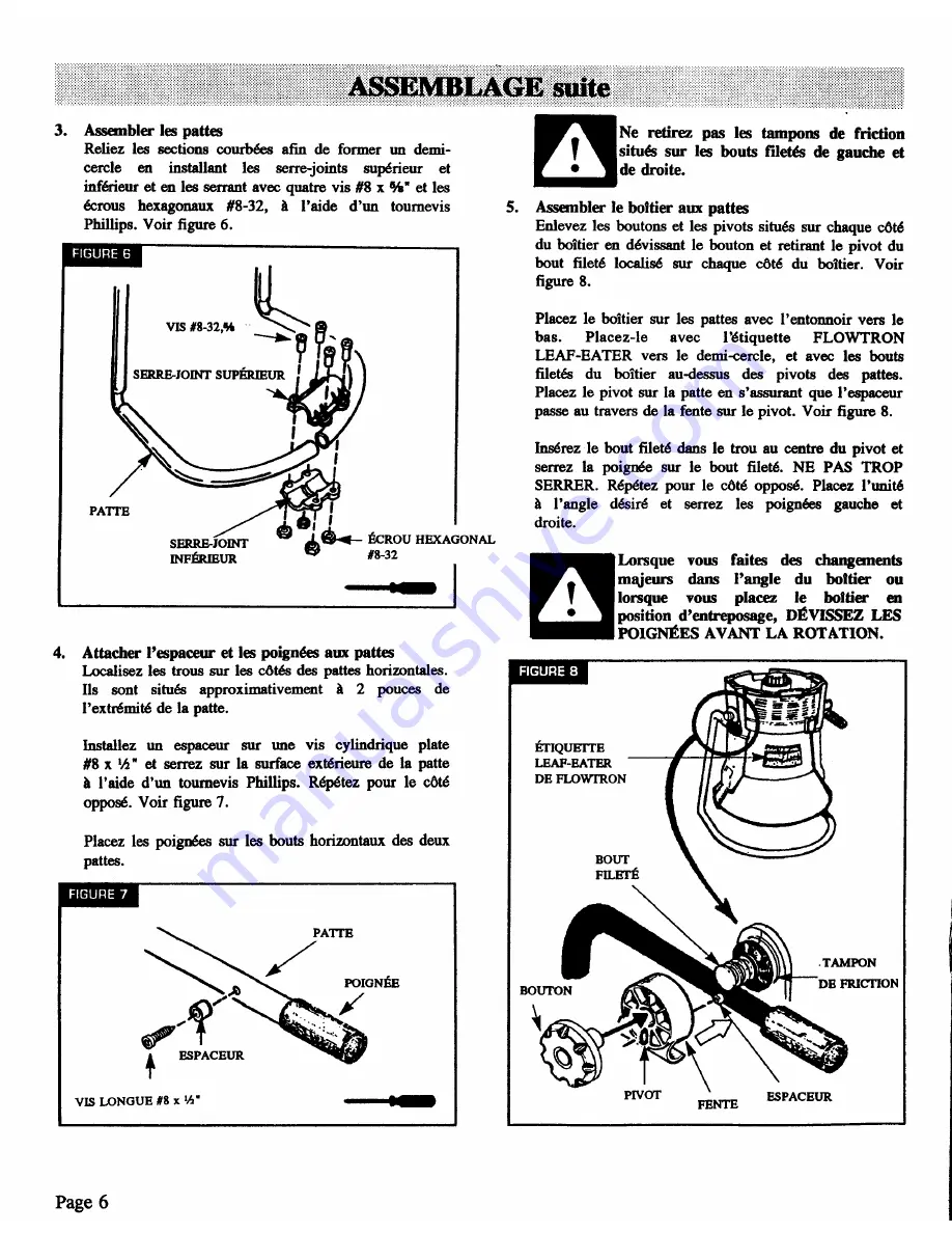 Flowtron Leaf Eater LE-900F Owner'S Manual Download Page 12