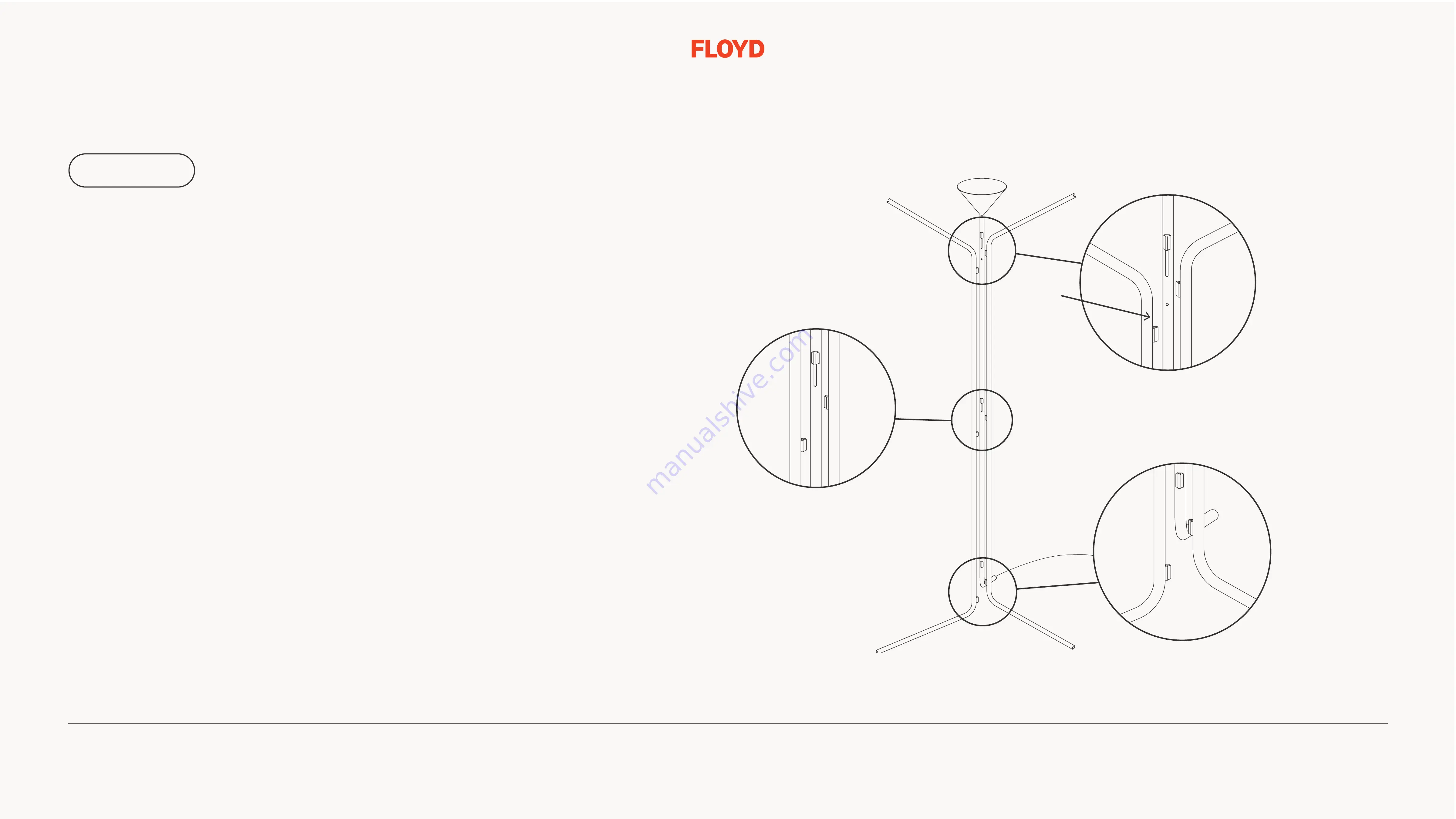 Floyd Y-Lamp How To Assemble Download Page 3