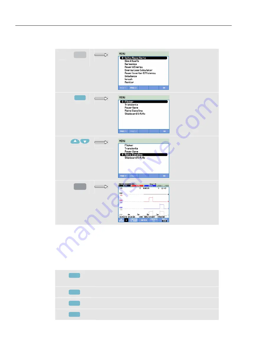 Fluke 434-II User Manual Download Page 100