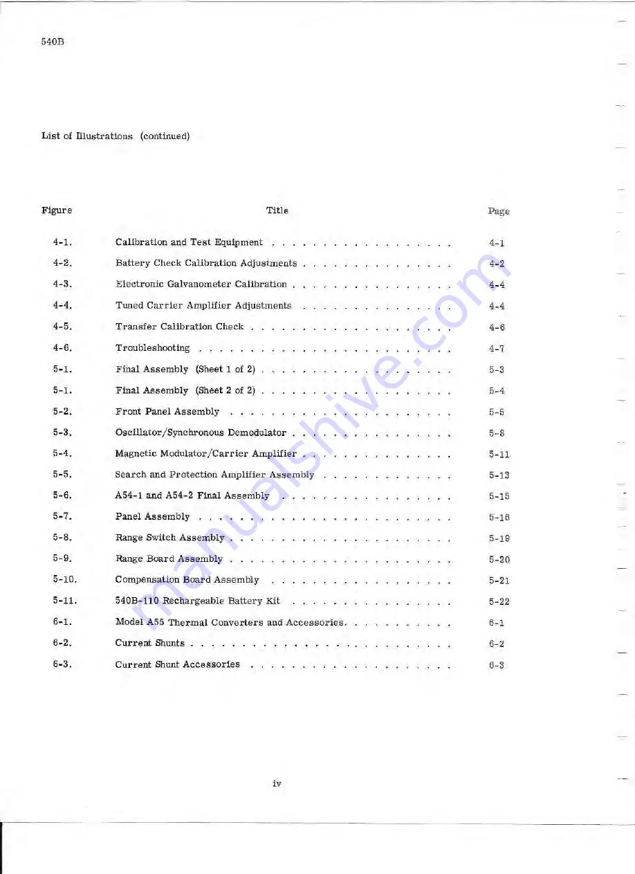 Fluke 540B Instruction Manual Download Page 6