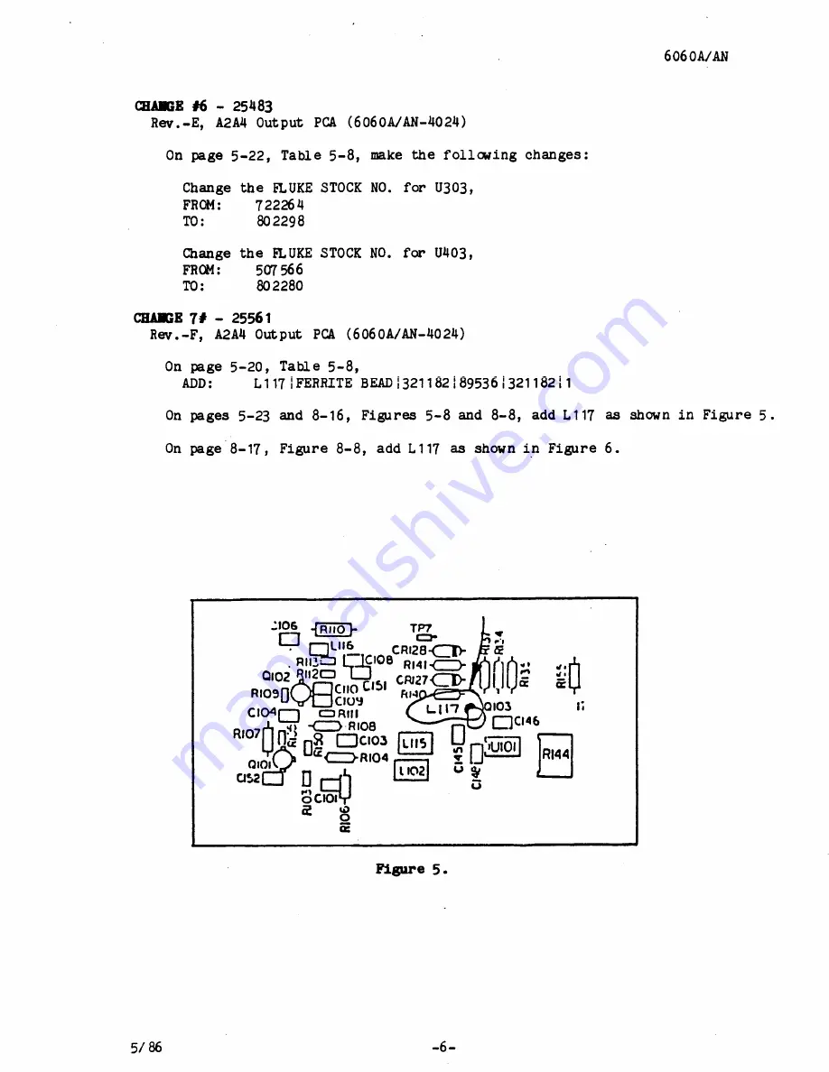 Fluke 6060A Manual Download Page 7