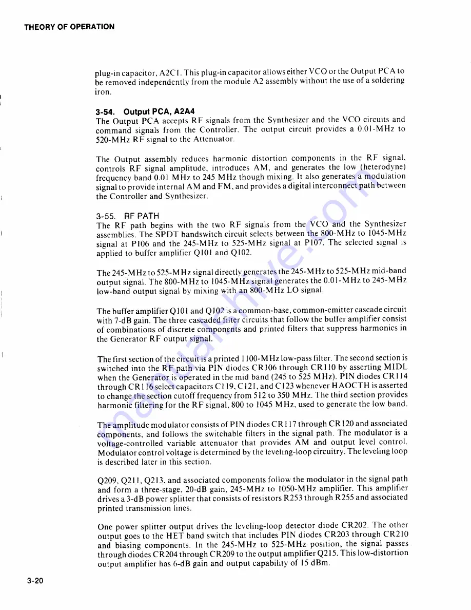 Fluke 6060A Manual Download Page 115