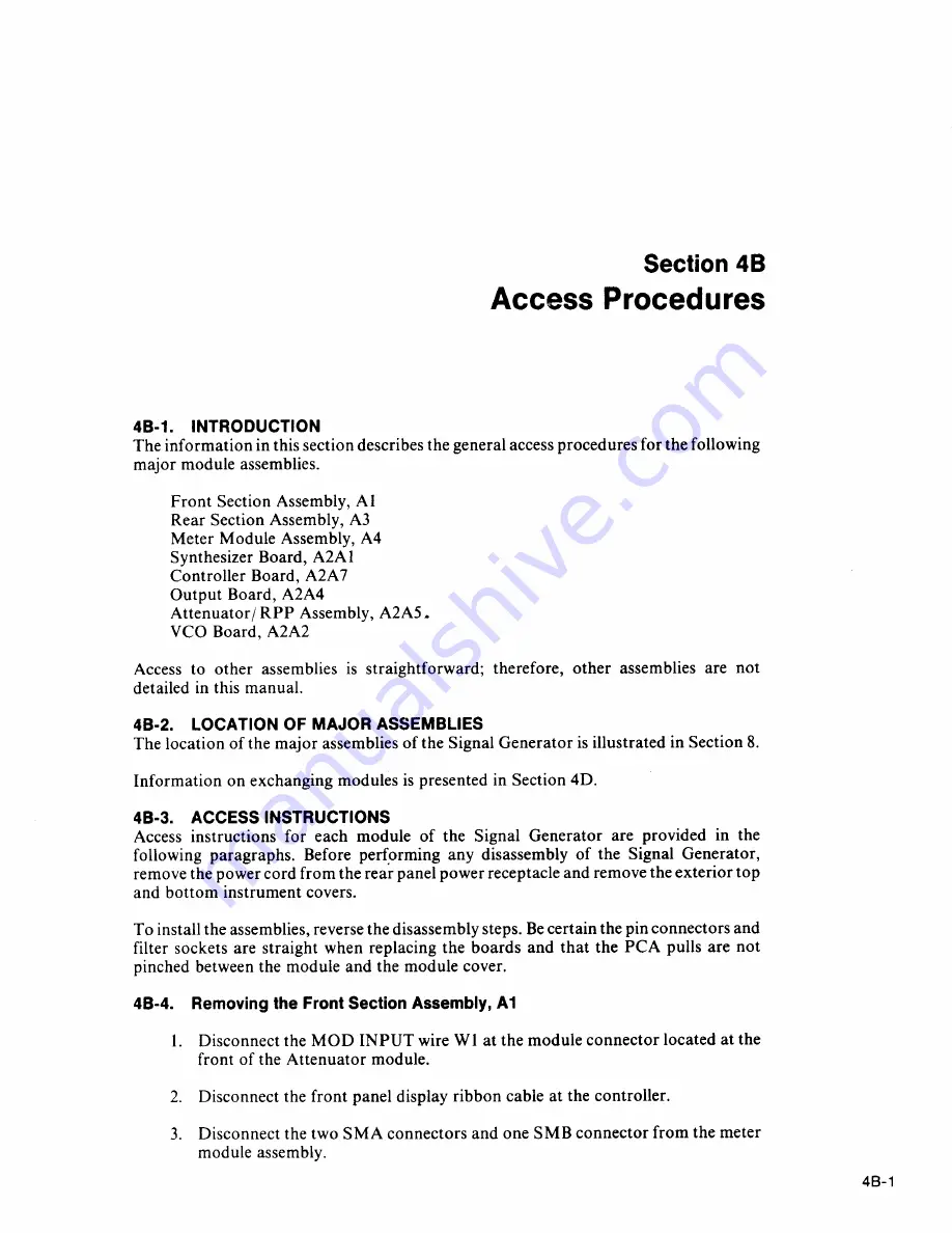 Fluke 6060A Manual Download Page 146