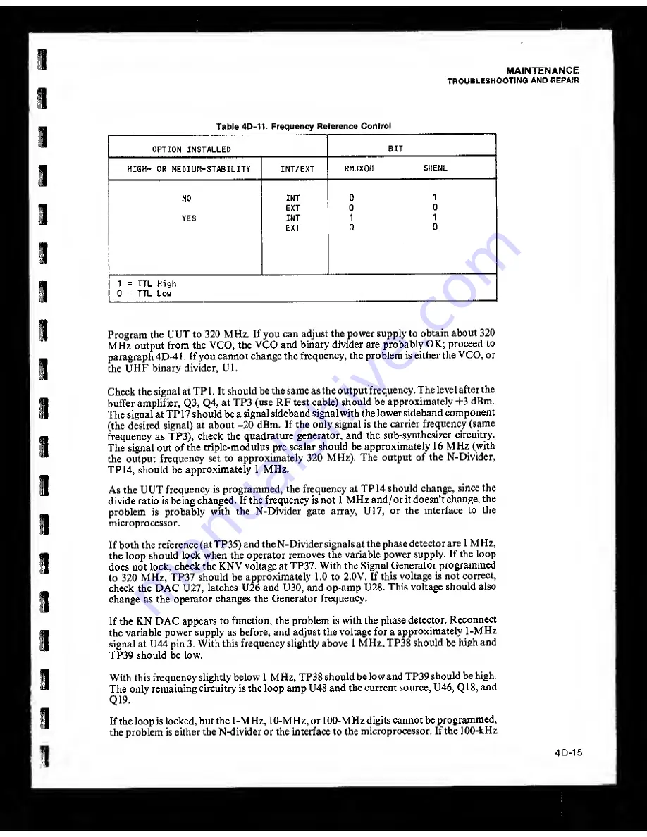 Fluke 6060B Instruction Manual Download Page 163