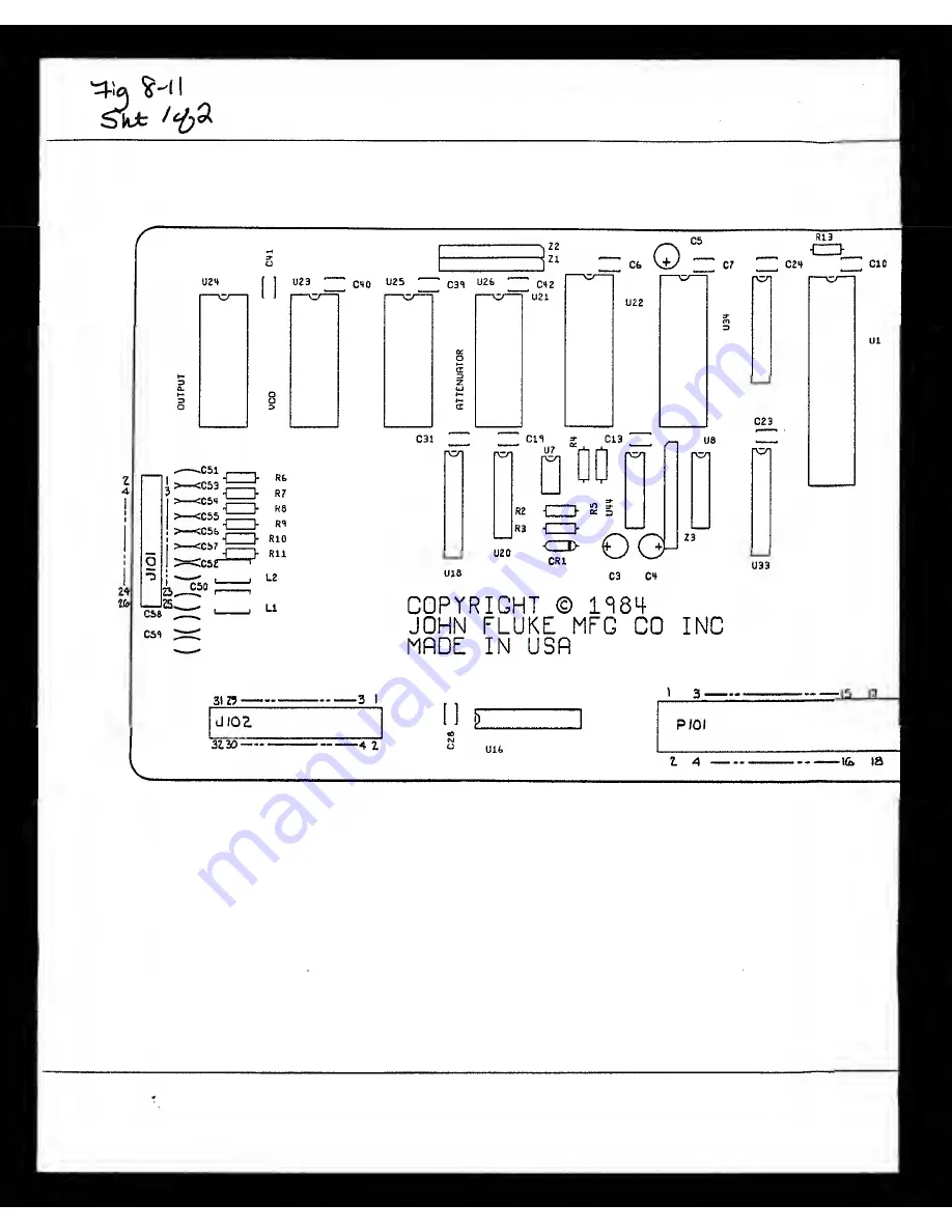 Fluke 6060B Скачать руководство пользователя страница 209