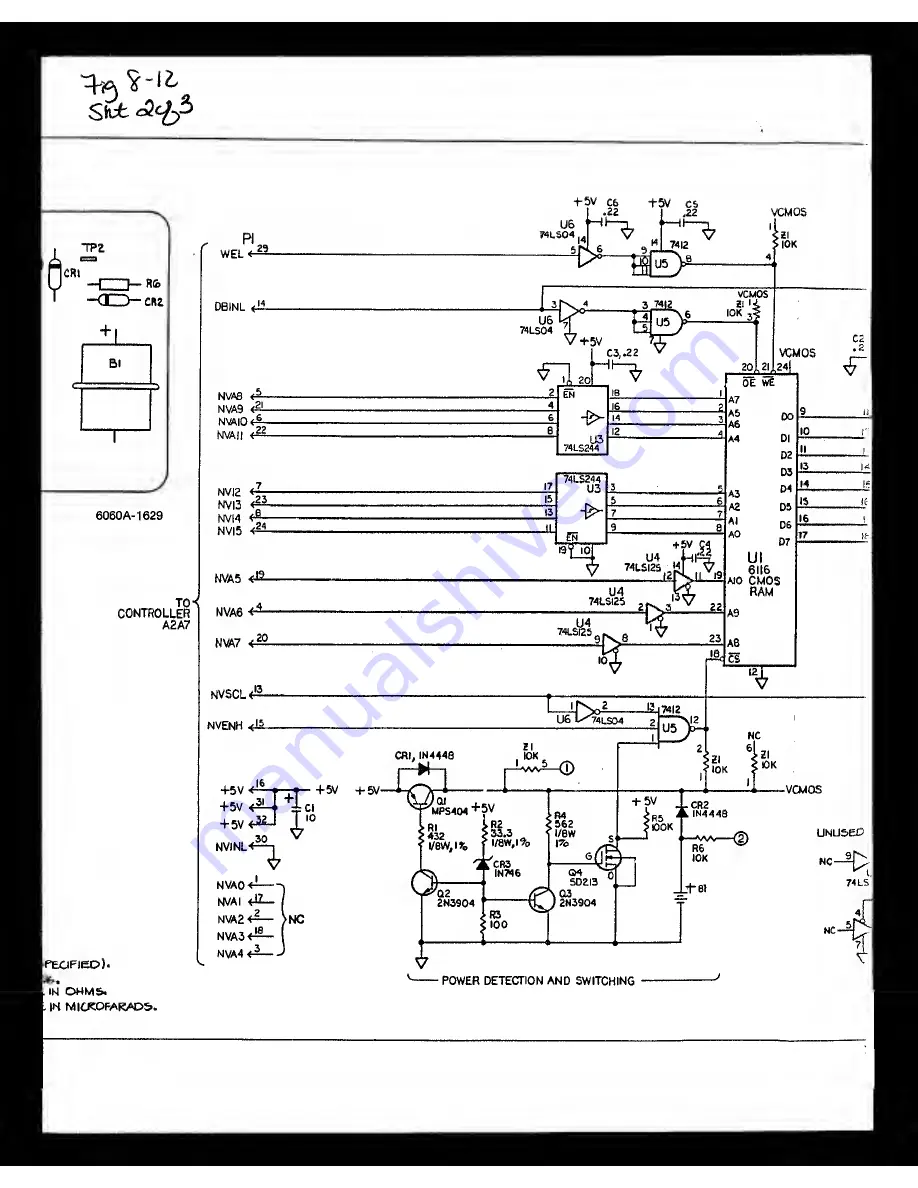 Fluke 6060B Скачать руководство пользователя страница 294