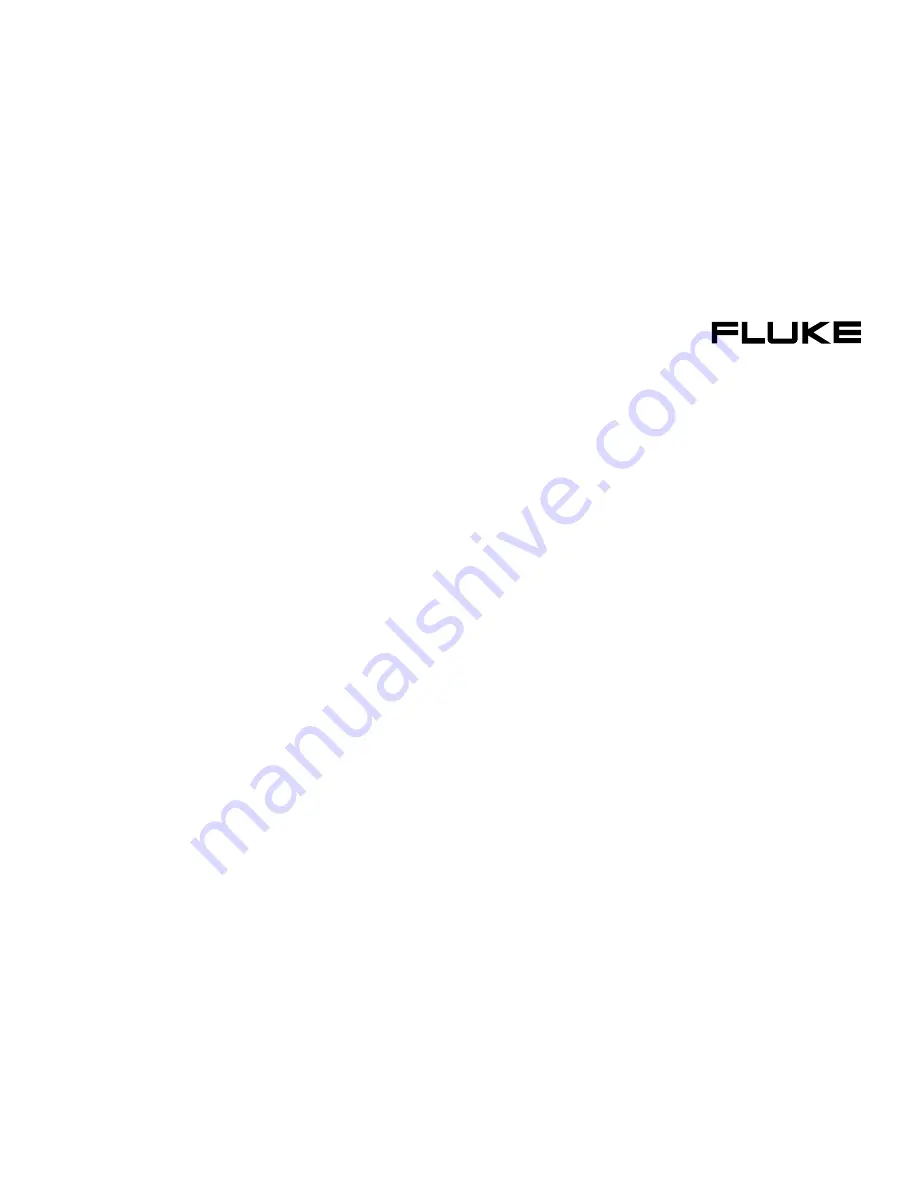 Fluke 78 User Manual Download Page 1